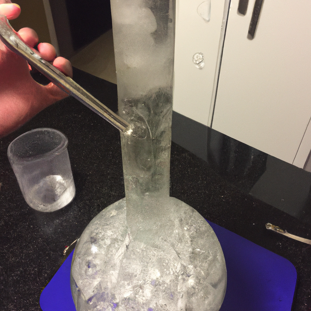 What is an ice bong and is it a goog idea to add ice cubes to bong water