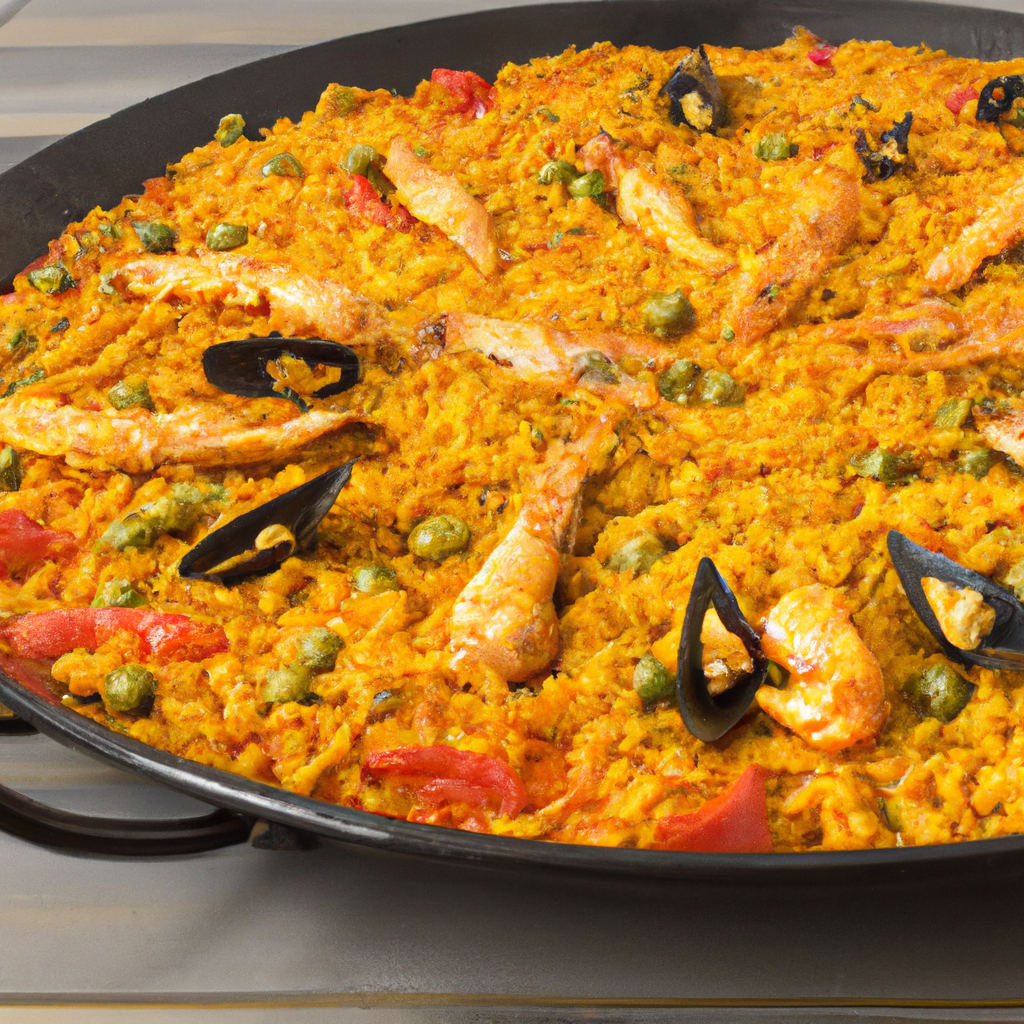 receta de como hacer una paella de pollo