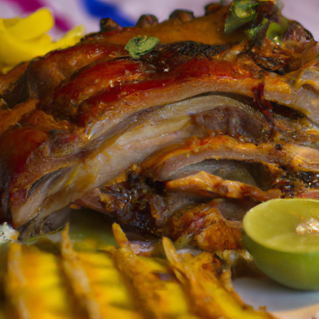 ASADO DE CERDO RELLENO CON CIRUELAS