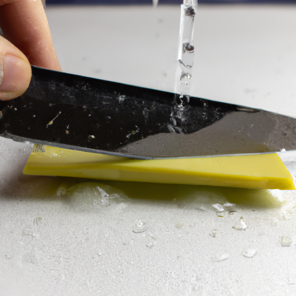 How to clean and sanitize a knife